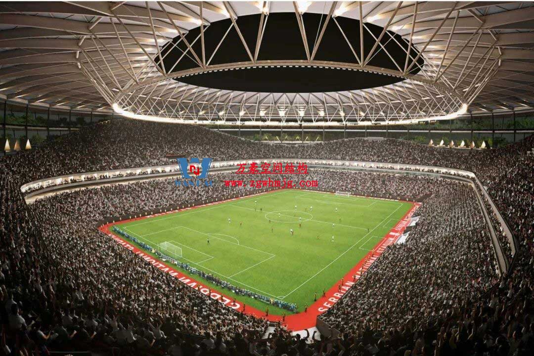 塞爾維亞國家足球場PTFE膜結構項目